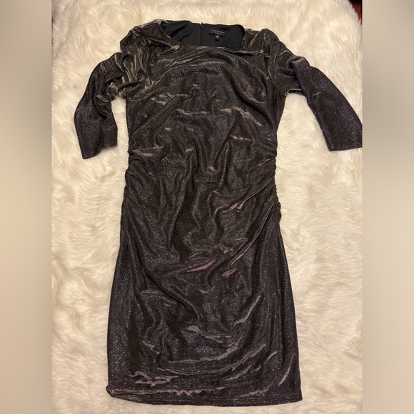 Halston Heritage Dresses & Skirts - Halston Heritage black and gold glitter dress